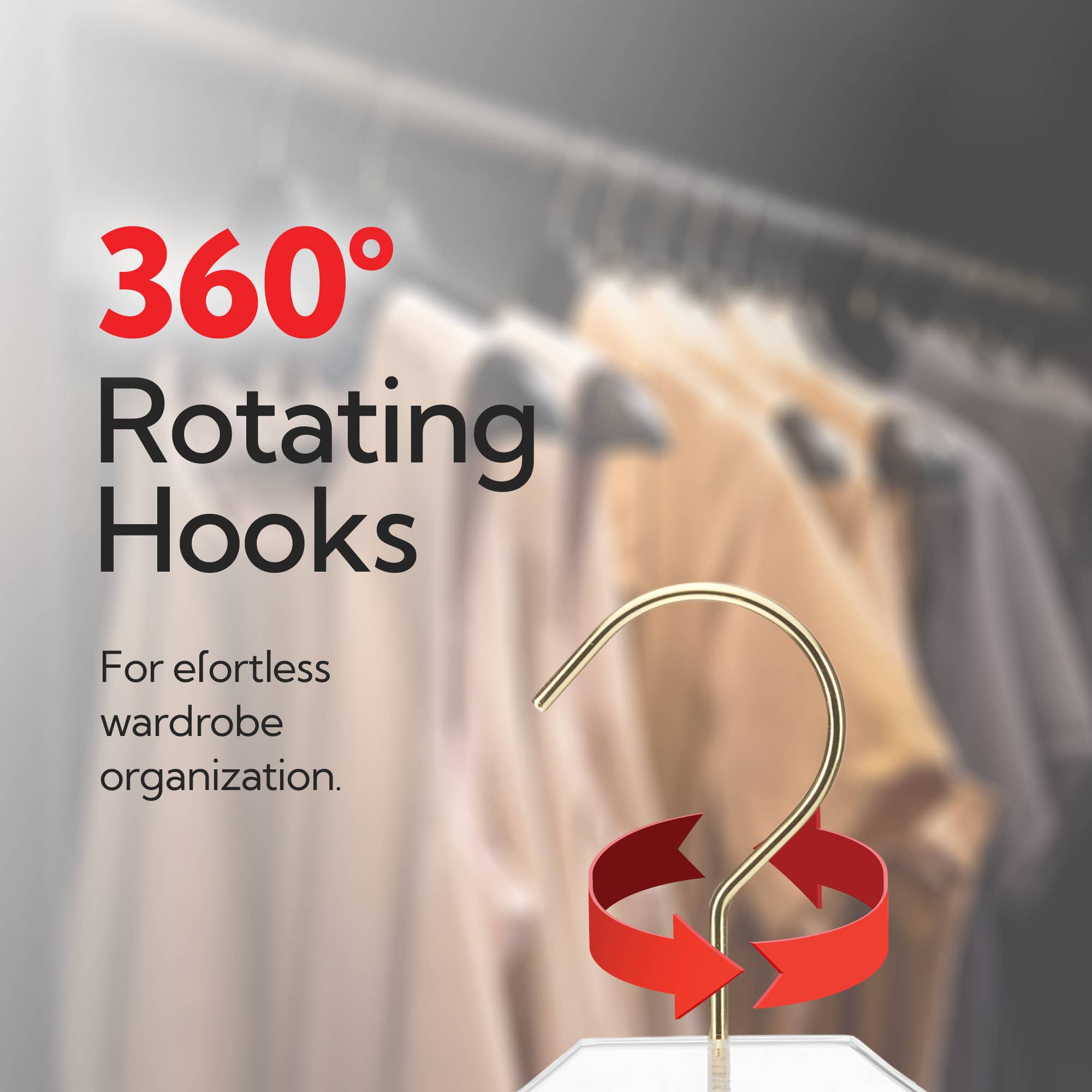 YG Living - Wholesale Clothes Hangers - Clear Acrylic Hangers with Gold Hooks Hangers for Shirts 4