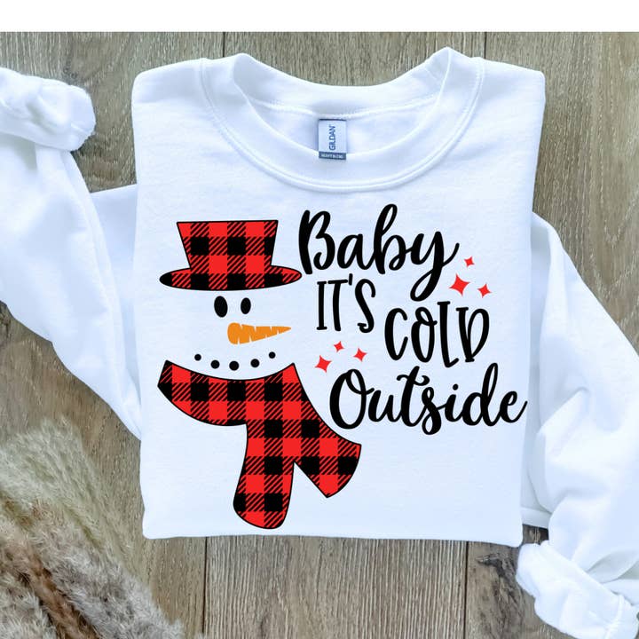 Sweatshirt de Natal Bebé Frio Fora por atacado de Londas Trendy Tees