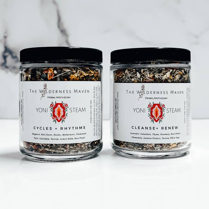Yoni Steaming Blends for wholesale by Wilderness Maven Apothecary