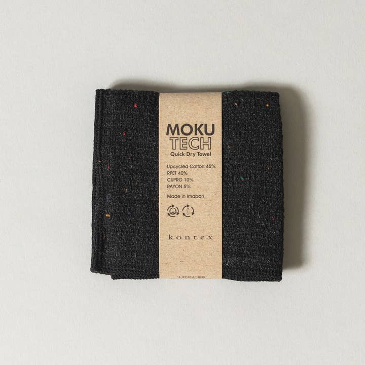 Morihata International Ltd. Co. – wholesale Tvättlapp – Moku Tech Handduk - Svart