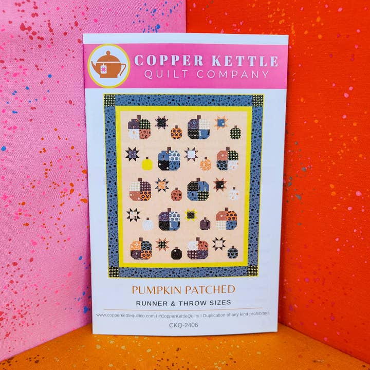 Pumpkin Patched | CKQ-2406 Quilt Pattern for wholesale by Copper Kettle Quilt Company