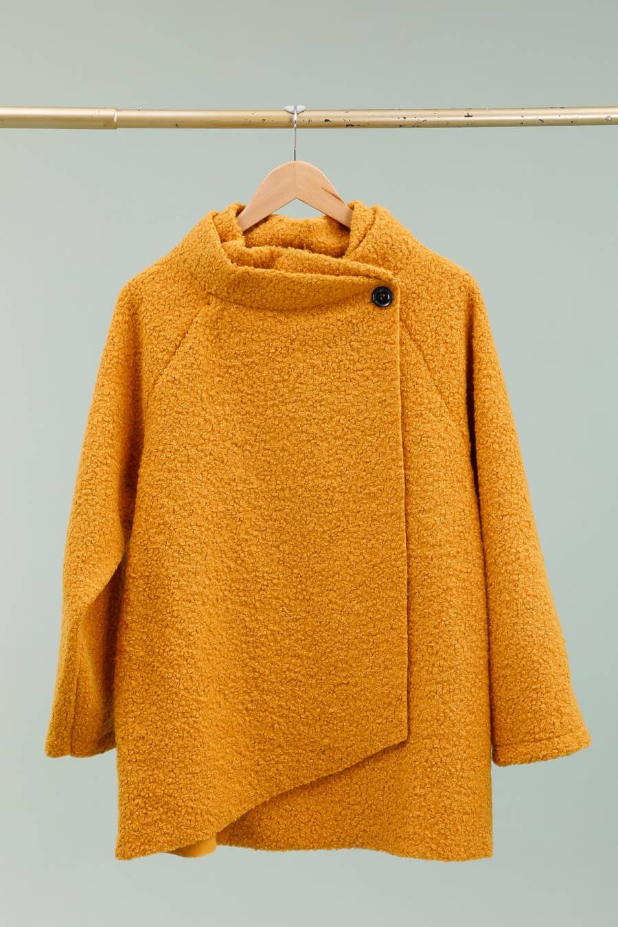 la maison des fibres naturelles – Großhandel College-/Baseballjacke – Damen – Kimono-Stil Jacke 09517 90% Polyester 10% Wolle0