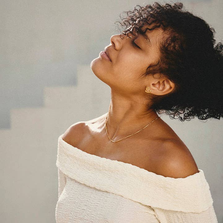 Agapée Jewelry - Vente Collier maille et chaîne - Collier Enea | Bijoux Or Cadeau Imperméable4