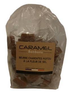 Papillote Caramel with Fleur de Salt from Ile de Ré for wholesale by LA MOUTARDERIE CONFISERIE DE NOUVELLE AQUITAINE