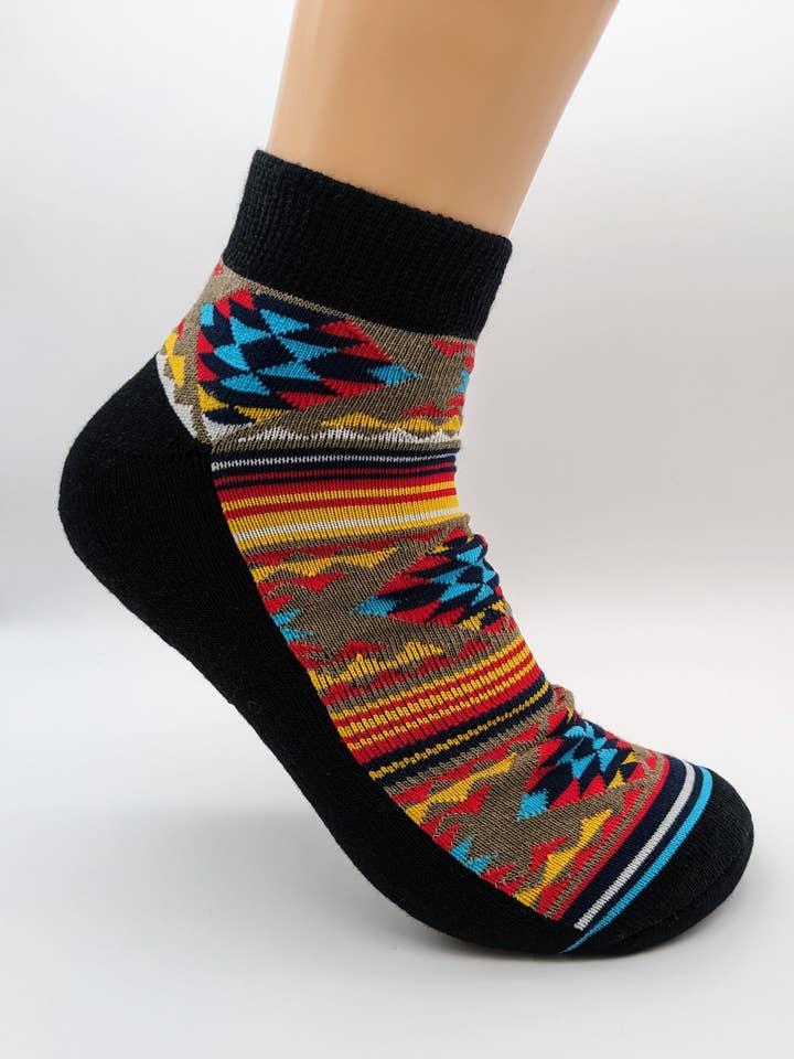 Flag Matrix Inc - Wholesale Socks - Unisex - Native Ankle Socks- Design 22