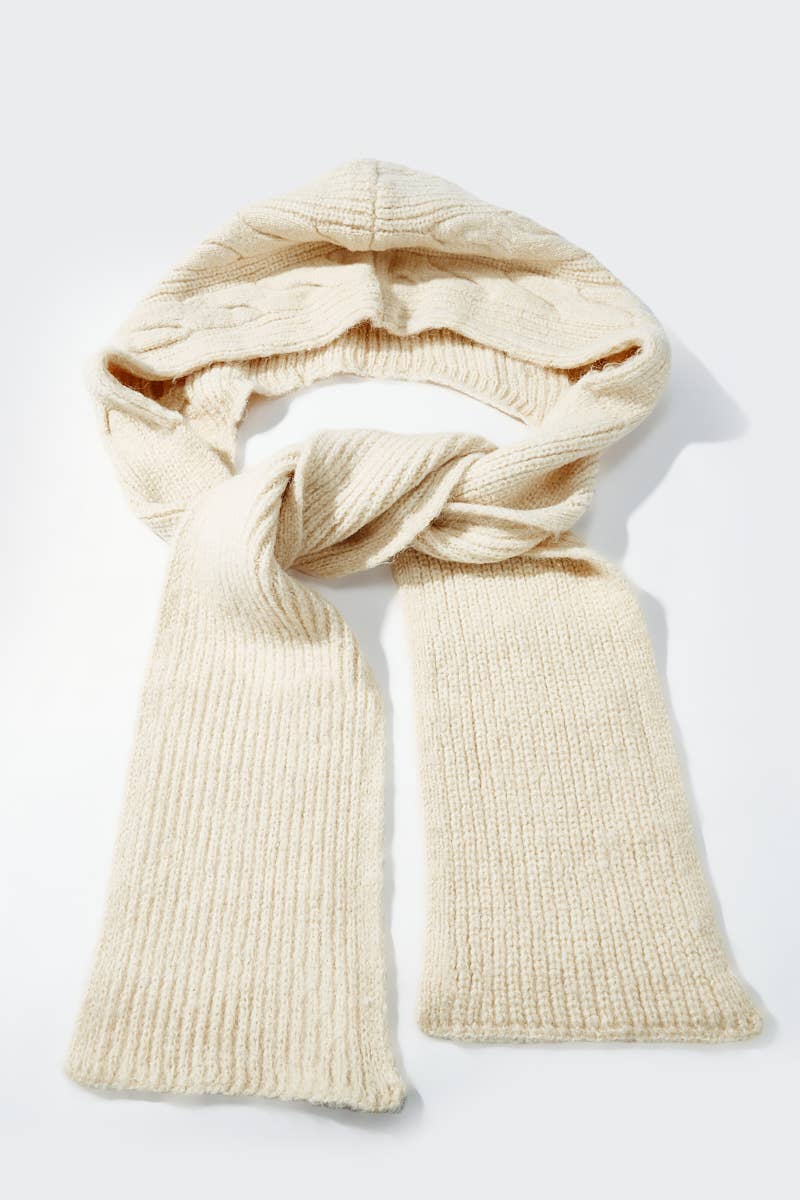 BYREN | ÉLINE L'ATELIER - Wholesale Beanie - Women's - 2-in-1 Wool Beanie-Scarf MJ219SD7