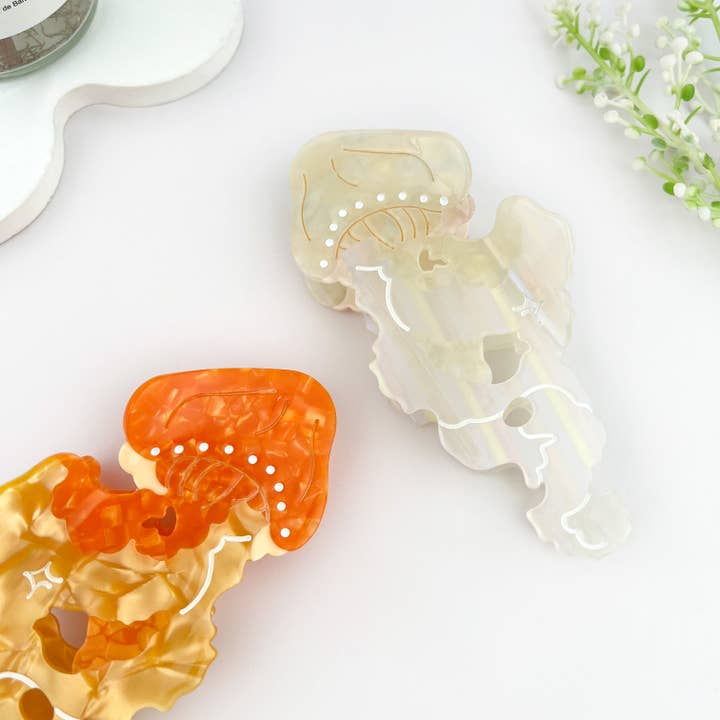 mildstyles - Wholesale Hair Clip - Women's - Graceful Jellyfish Acetate Hair Claw Clip