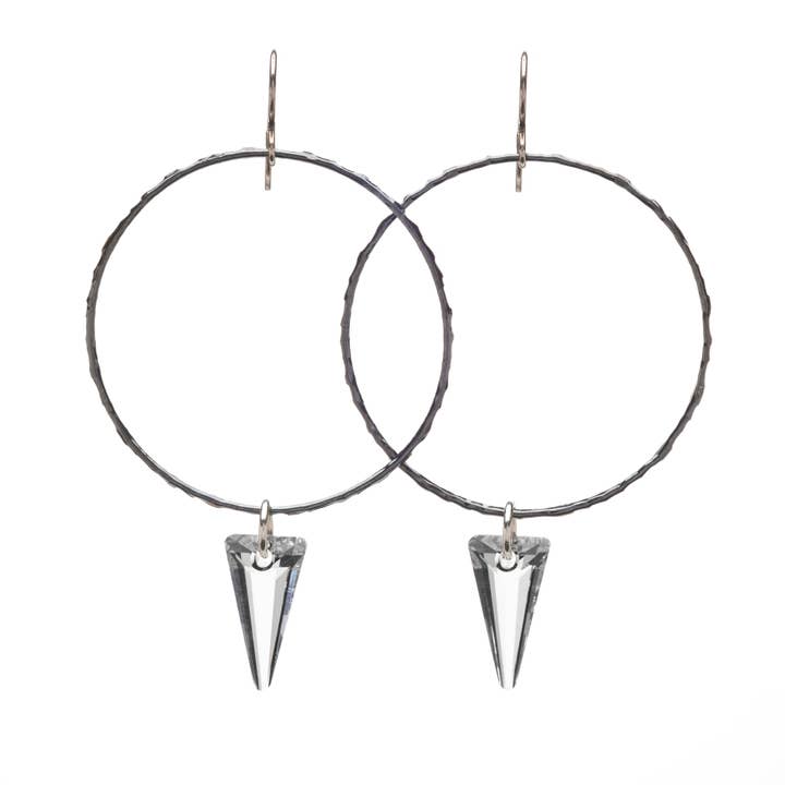 Spike Hoops for wholesale by Kenda Kist Jewelry