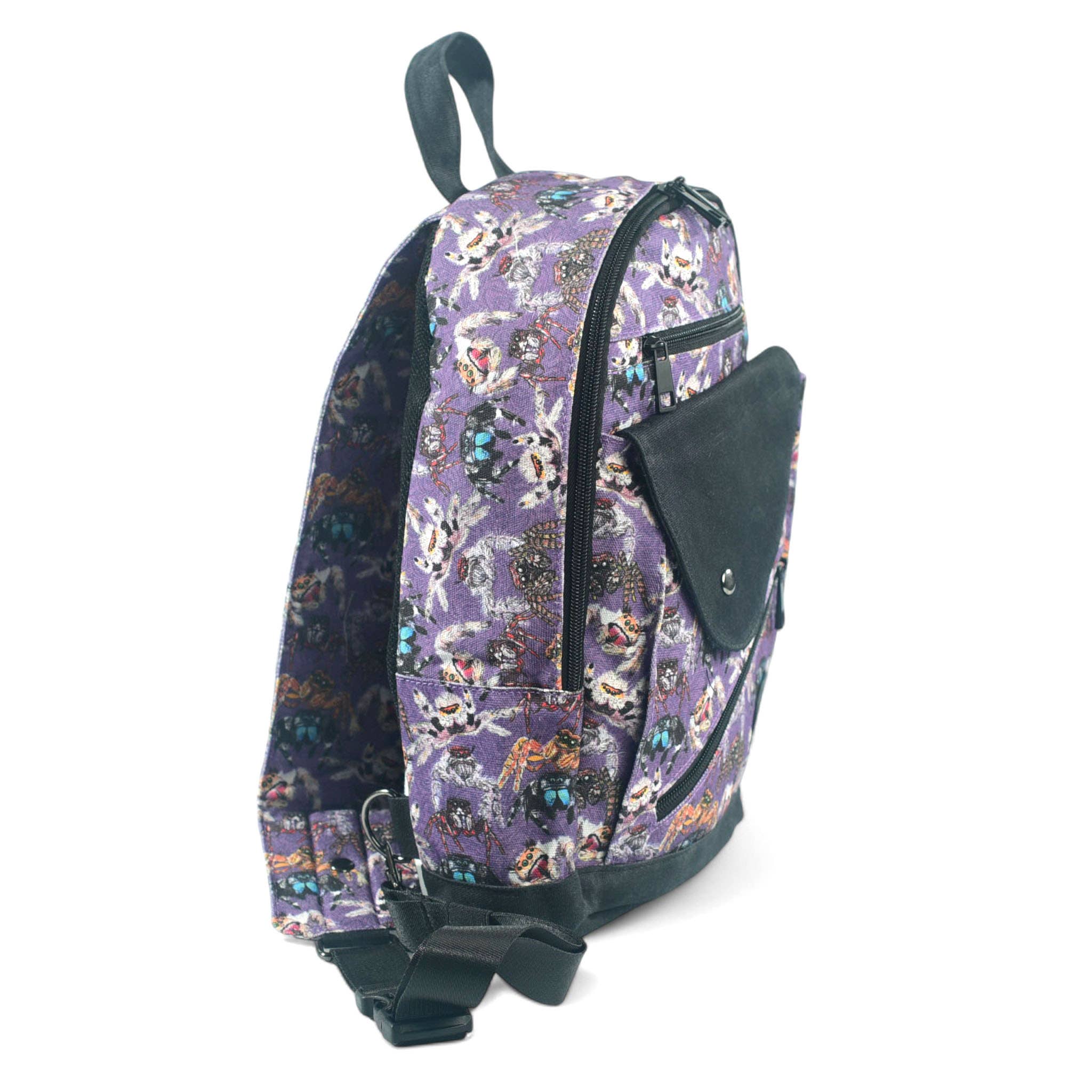 Sipsey Wilder - Wholesale Backpack - Unisex - Jumping Spiders Sling Backpack 4