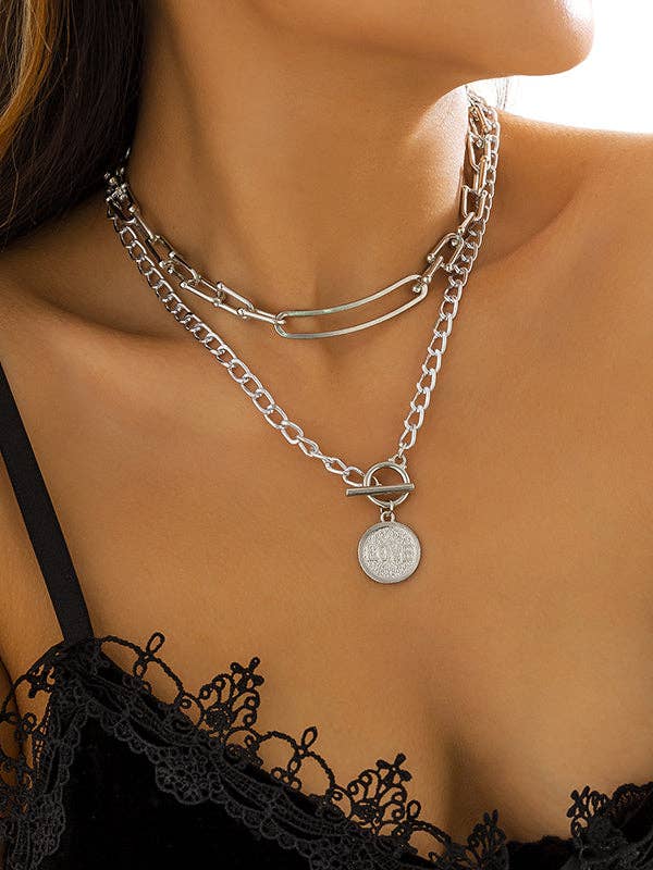 GOLD Bohemia Urban Normcore Geometric Necklaces Accessories for wholesale on Faire2