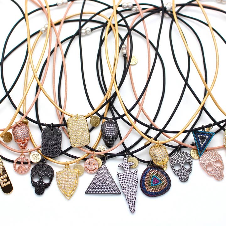 Karli Buxton - Wholesale Pendant/Charm Necklace - Dog Tag-Magnetic Dainty1