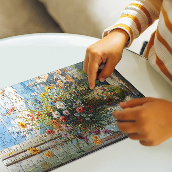 DoDo Brand – Großhandel Puzzle – Kinder – Klassisches Puzzle Botanische Blumen in einer Vase 150 Teile2