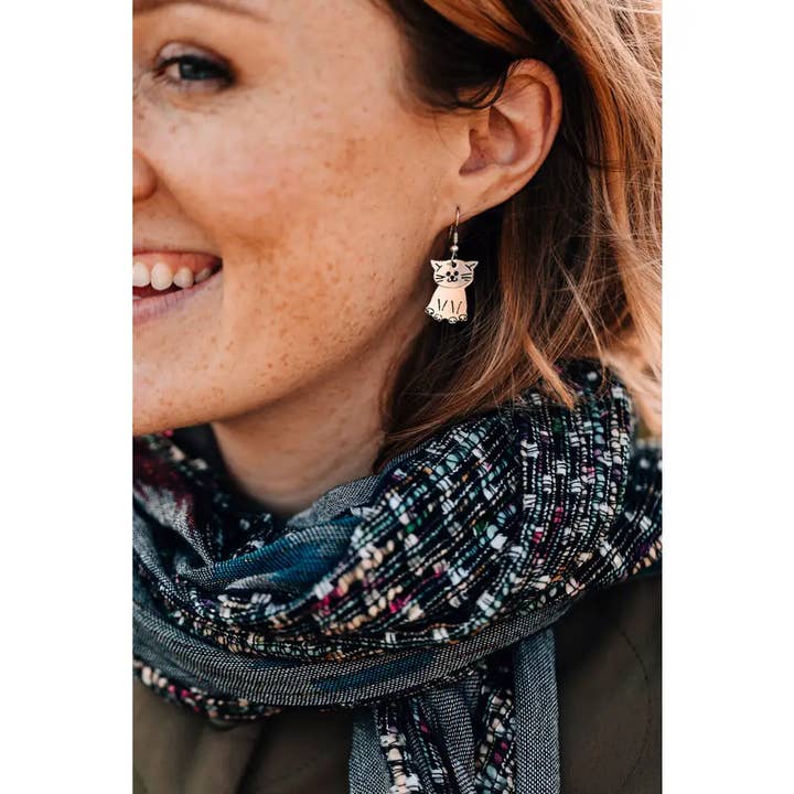 Ten Thousand Villages - Wholesale Dangle Earrings - Kitty Earrings