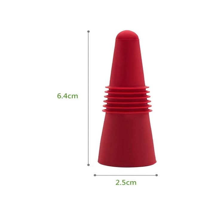 Vigor Path - Wholesale Wine Stopper - Wine Stoppers for Wine Bottles, Silicone Reusable Wine (Blue)4