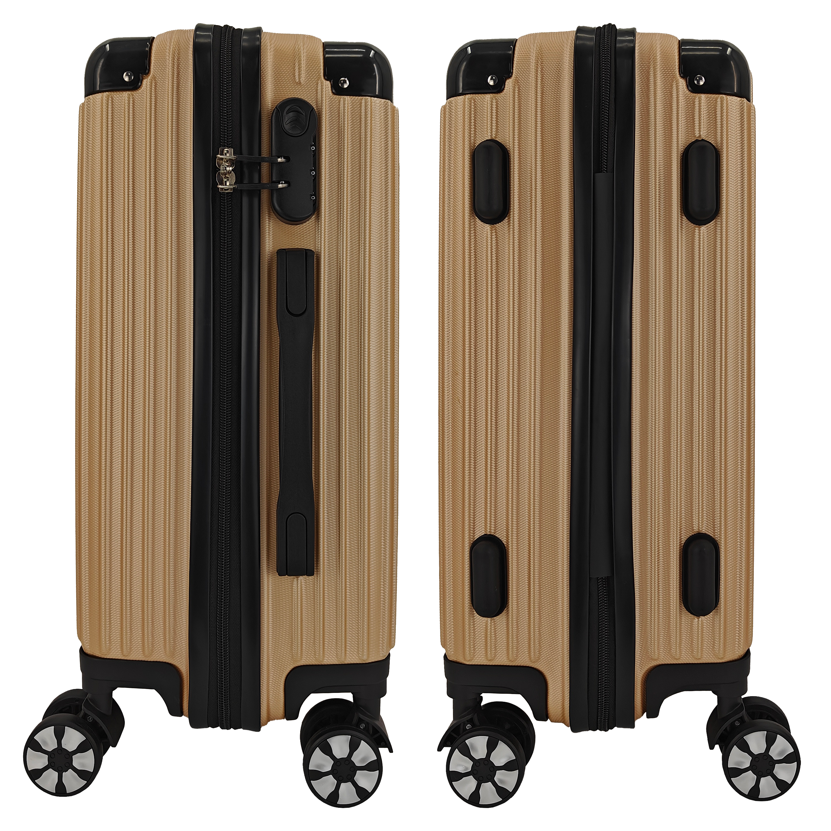 Super Bazaar - Wholesale Luggage - Hand luggage suitcase 55cm 4 double wheeled trolley2