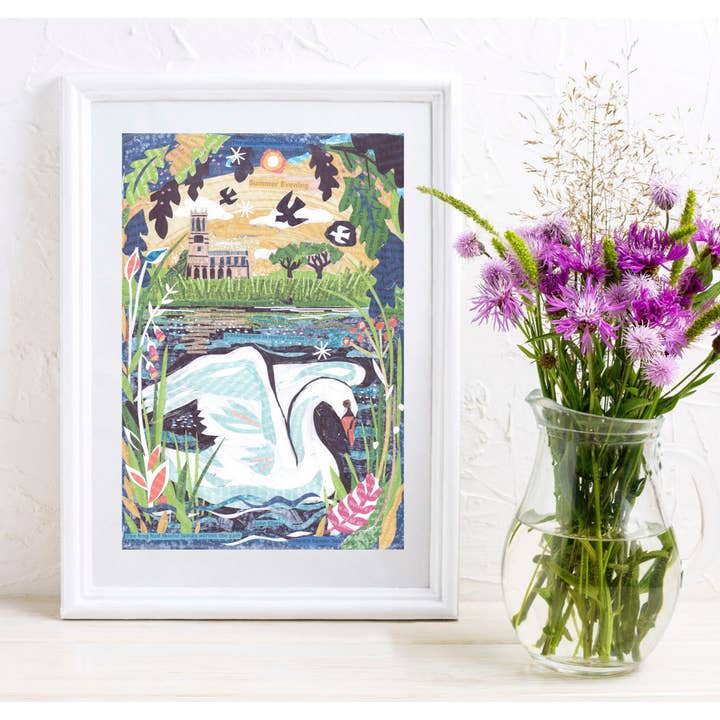 Stampa A3 Sera d'Estate su Carta di Seta per la vendita all'ingrosso da parte di Jamie Poole