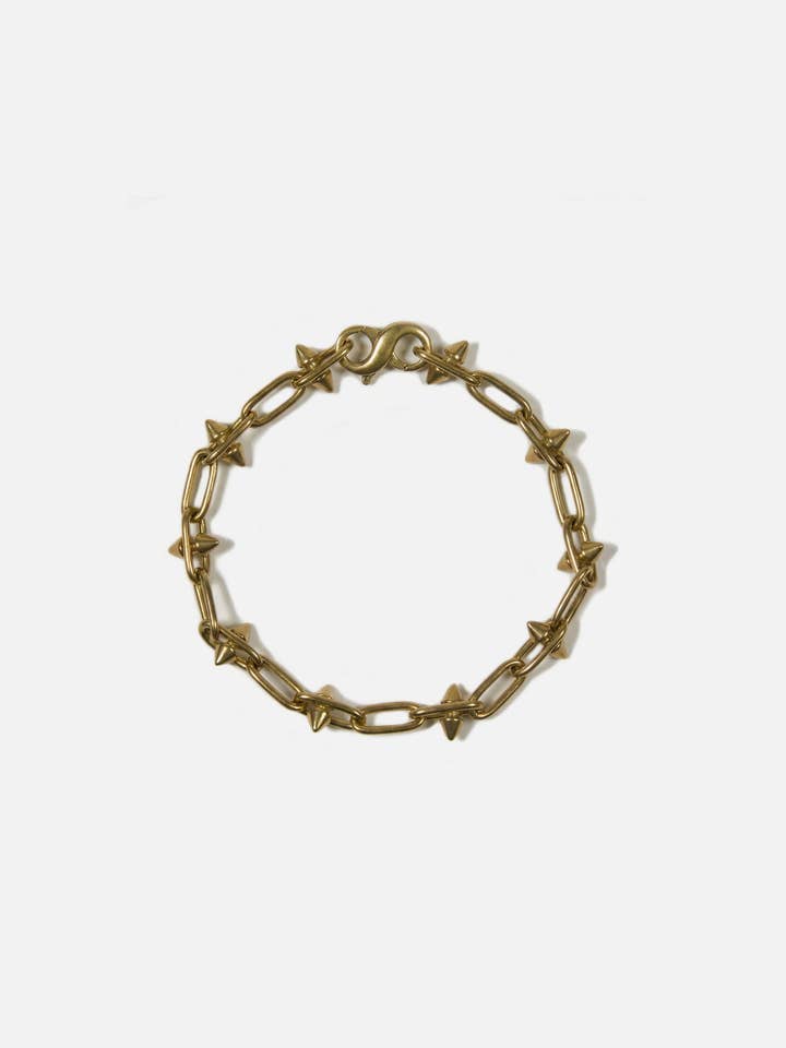 Pulseira de pequenos picos de latão por atacado de llayers