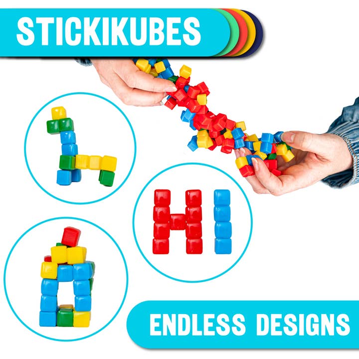 1i4 Group - Wholesale Building Set - Kids - StickiKubes Box1