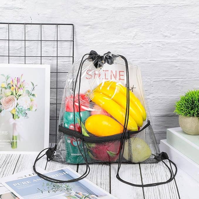 Crover - Wholesale Drawstring Bag - Unisex - Clear Drawstring Backpack Bag 2