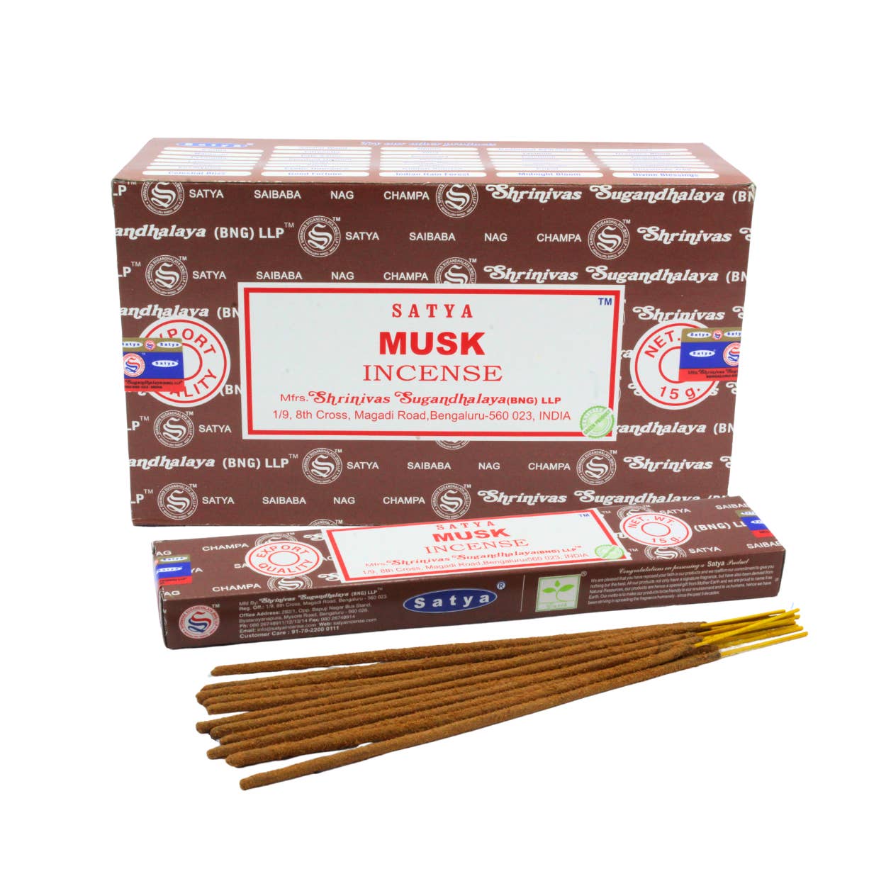 Green Tree - Wholesale Incense - Satya Musk Incense Sticks