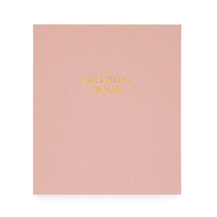 Sugar Paper - Wholesale Memory Book - Kids & Baby - The Birthday Book, Rose Linen1