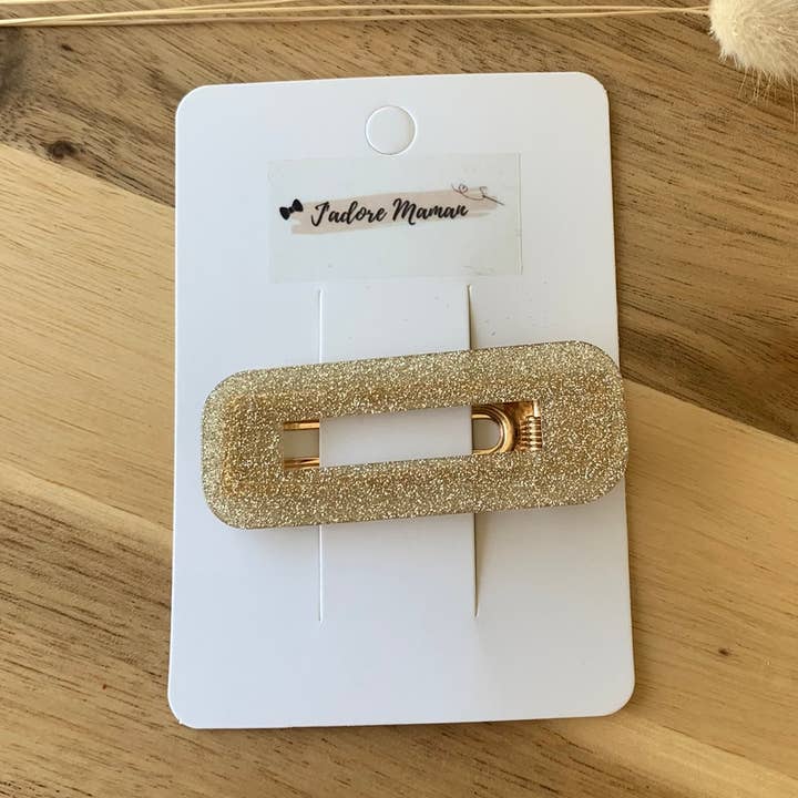 Beige naken hartsklämma med glitter för wholesale av J’adore maman