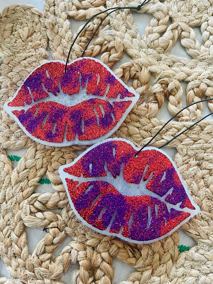Valentine Lips Car Freshie for wholesale by Stay Fresh’ies Air Fresheners