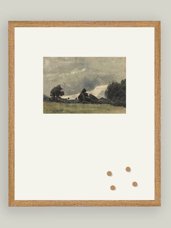 Magneetbord met aquarel landschap voor wholesale door Petal Lane Home