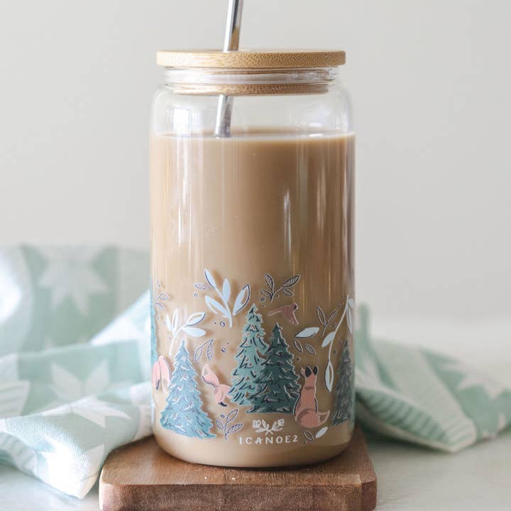 1canoe2 | One Canoe Two Paper Co. - Wholesale Drinking Glass/Cup - Winter Fox Glass Can0