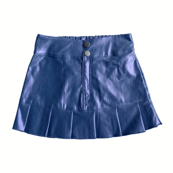 AW Periwinkle Blue Mini Skirt for wholesale by Little Olin