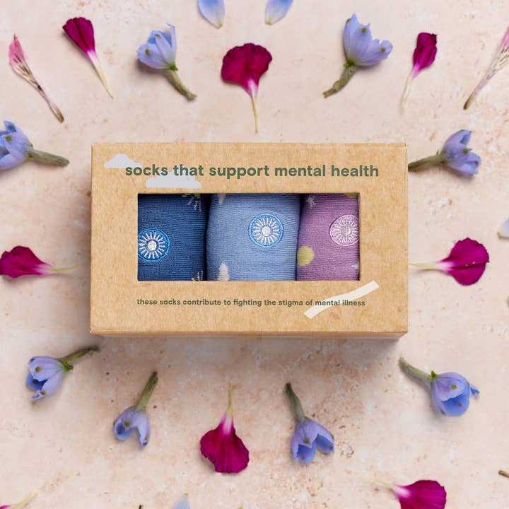 Conscious Step - Wholesale Socks - Unisex - Boxed Set Socks that Support Mental Health