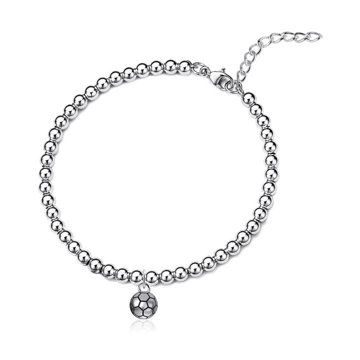 Soccer Beaded Bracelet for wholesale by Dayna Designs