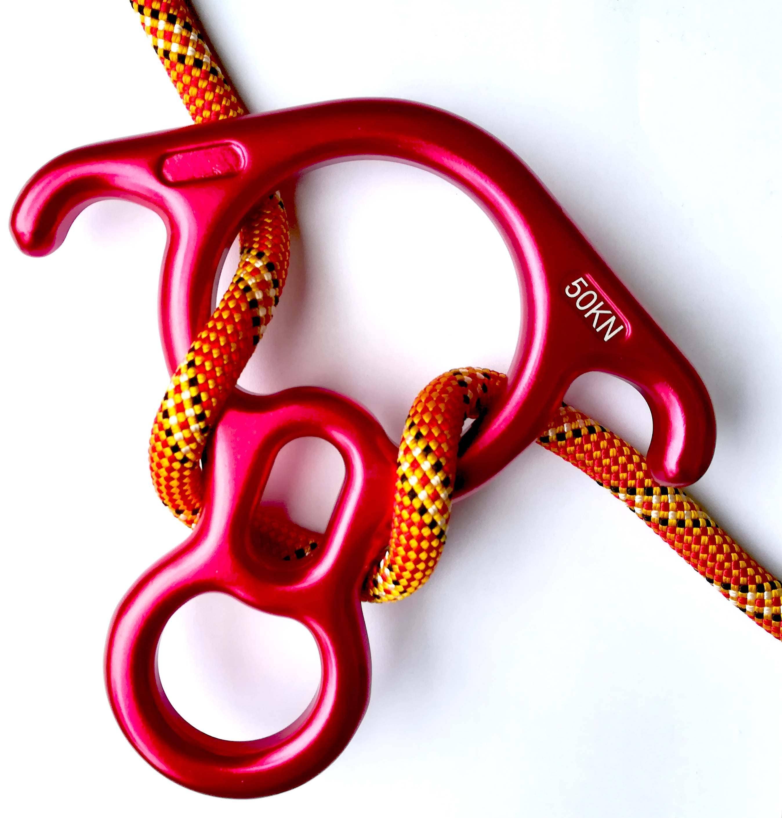 VIGOR - Vendita all'ingrosso Accessori sportivi - Figura di Salvataggio, Discensore a 8 Grande con Orecchie Piegate per Assicurazione7