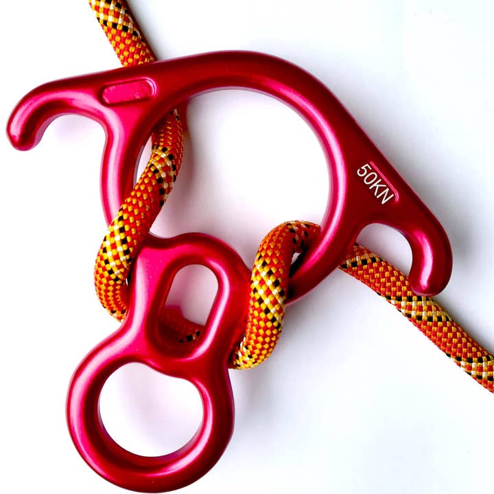 VIGOR - Vendita all'ingrosso Accessori sportivi - Figura di Salvataggio, Discensore a 8 Grande con Orecchie Piegate per Assicurazione7