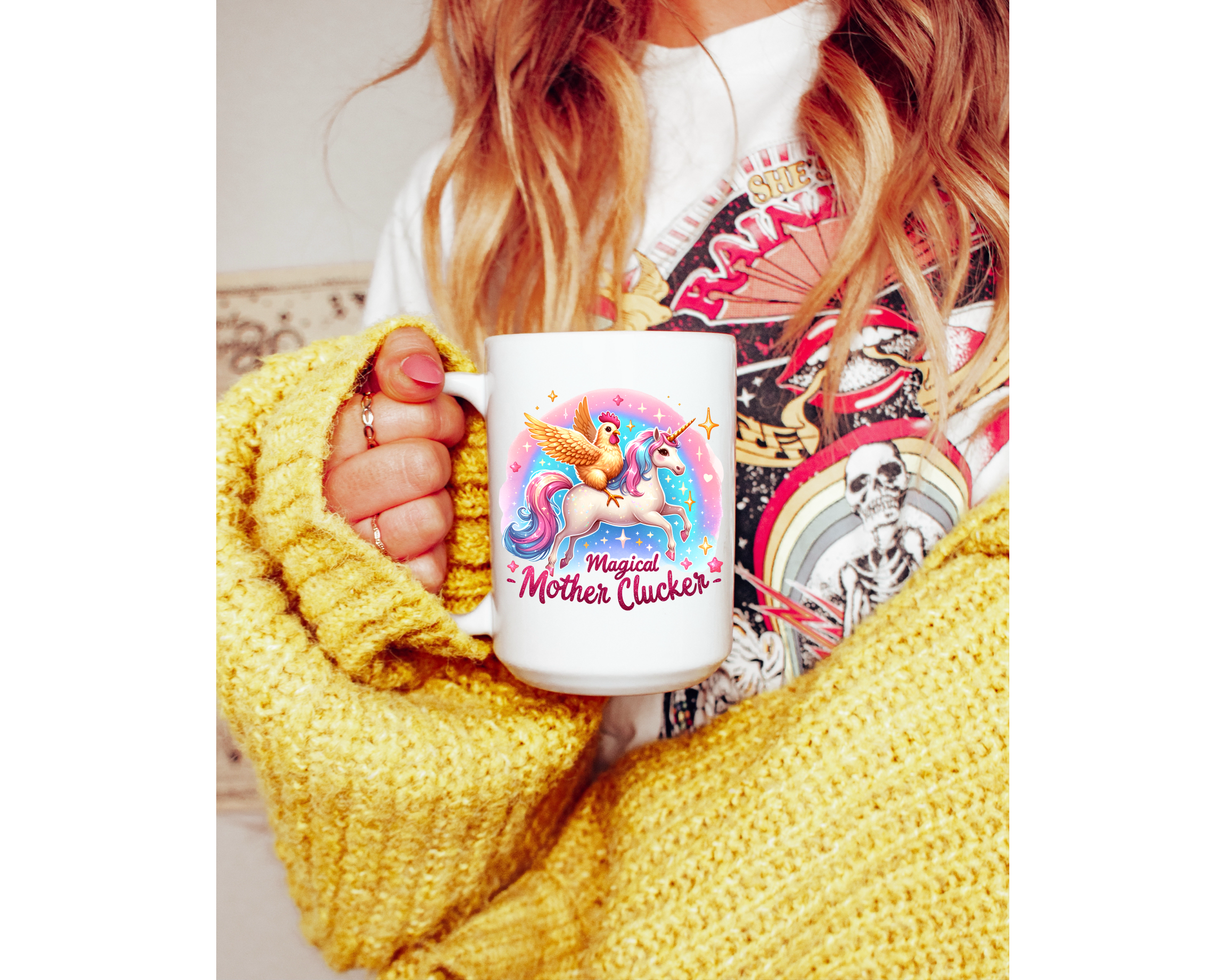 Ace the Pitmatian Co - Vente Tasse à café - Mug Magical Mother Clucker1