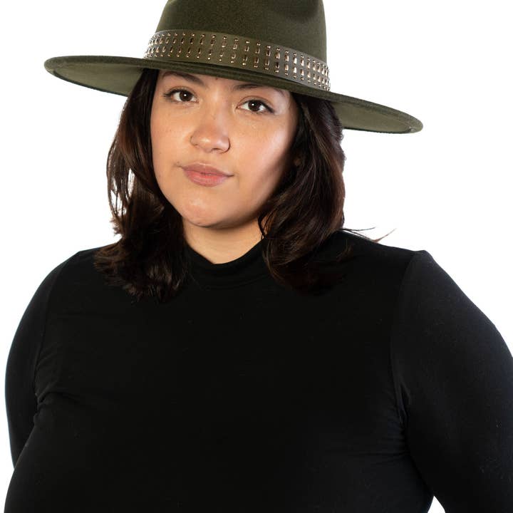 Marcus Adler - Vente Chapeau en feutre - femme - Chapeau Panama en laine mélangée3