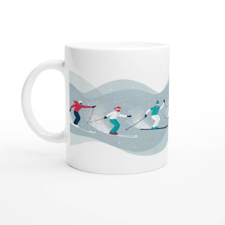 Colorful Skiing Mug, Perfect for Your Alpine Adventures for wholesale by Aminelle & Willow