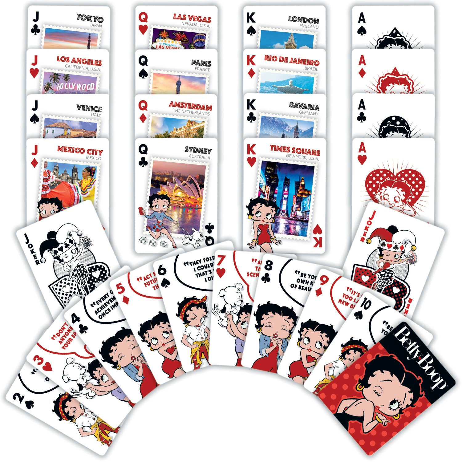 Masterpieces Puzzles - Wholesale Playing Cards - Betty Boop Playing Cards1