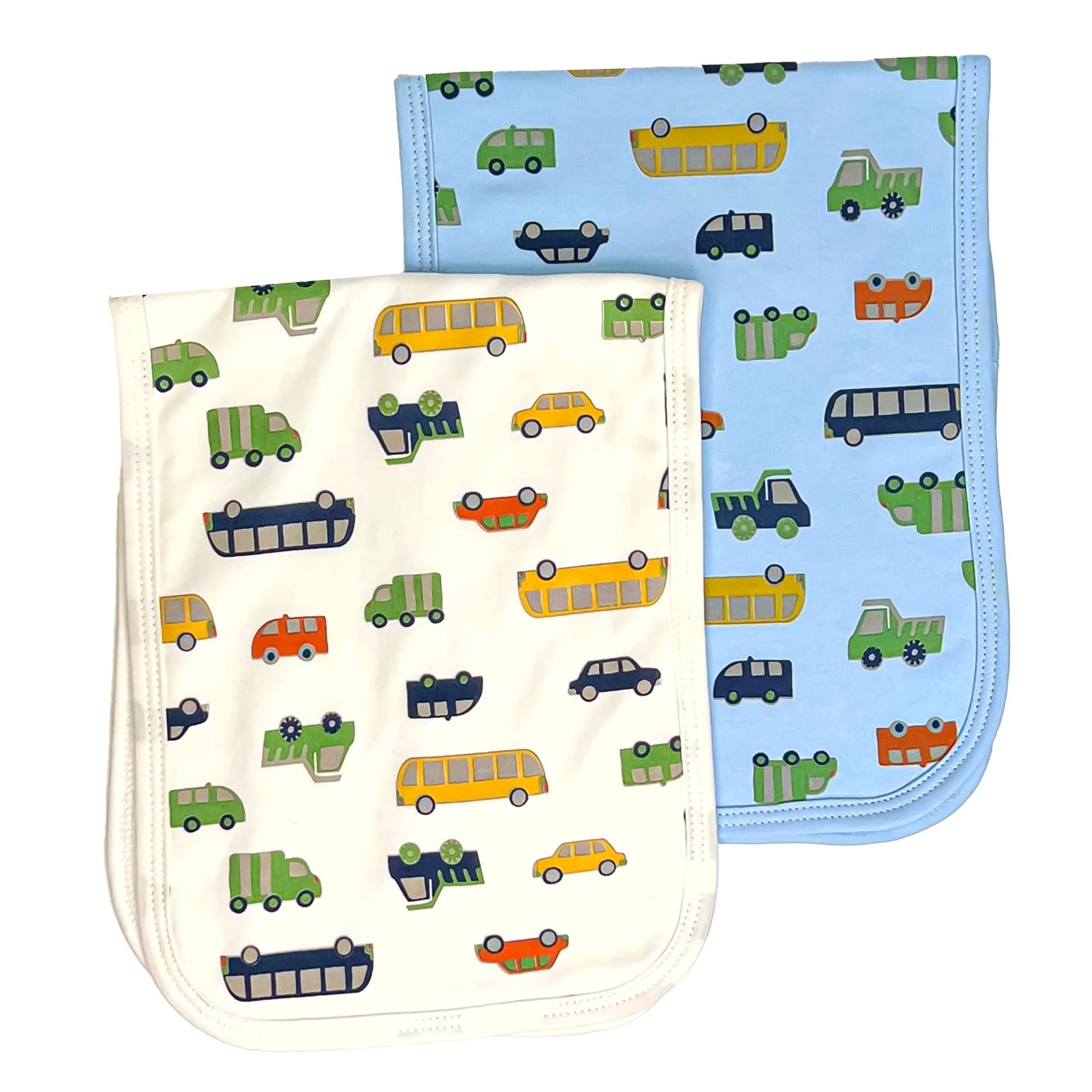 MARCELA – wholesale Burp cloth – Baby – Burp Cloth Pima Cotton - Automobiles Print5