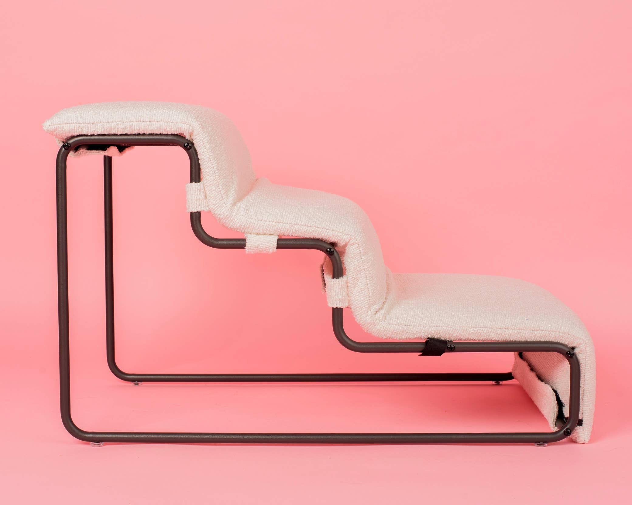 Pablo & Co. Boutique - Wholesale Pet Bed - Cat/Dog - Pet Stairs for Cats & Dogs - White Boucle3