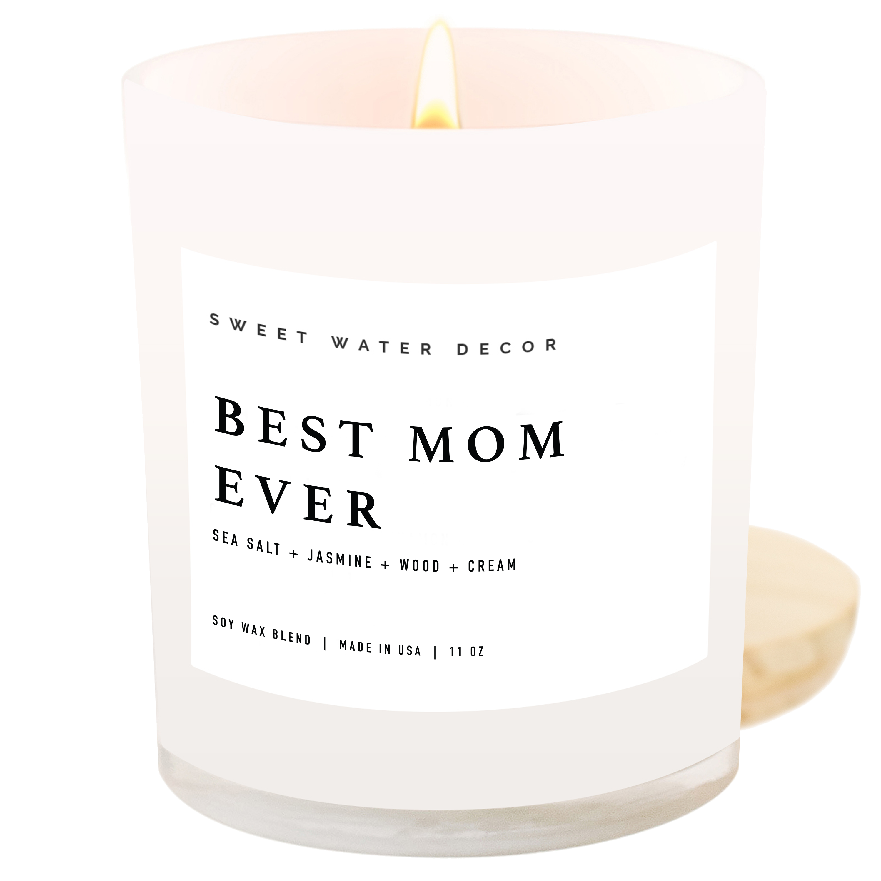 Sweet Water Decor - Wholesale Jar/Filled Candle - Best Mom Ever! 11 oz Soy Candle - Home Decor & Gifts7