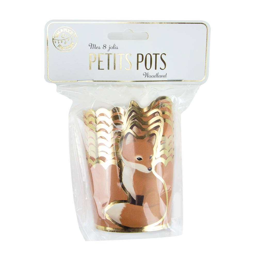 Tim&Puce Factory - Vente Sachet cadeau/boîte cadeau pour invités - BOITES A BONBONS WOODLAND X 81