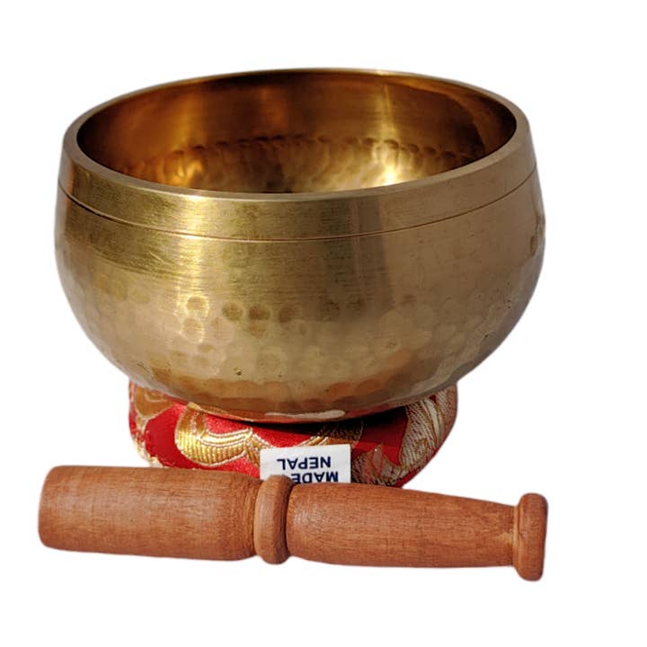 Authentic Hammer Lingam singing bowl set 4" SBT-2031A for wholesale by Dorjebajra Tibet Shop
