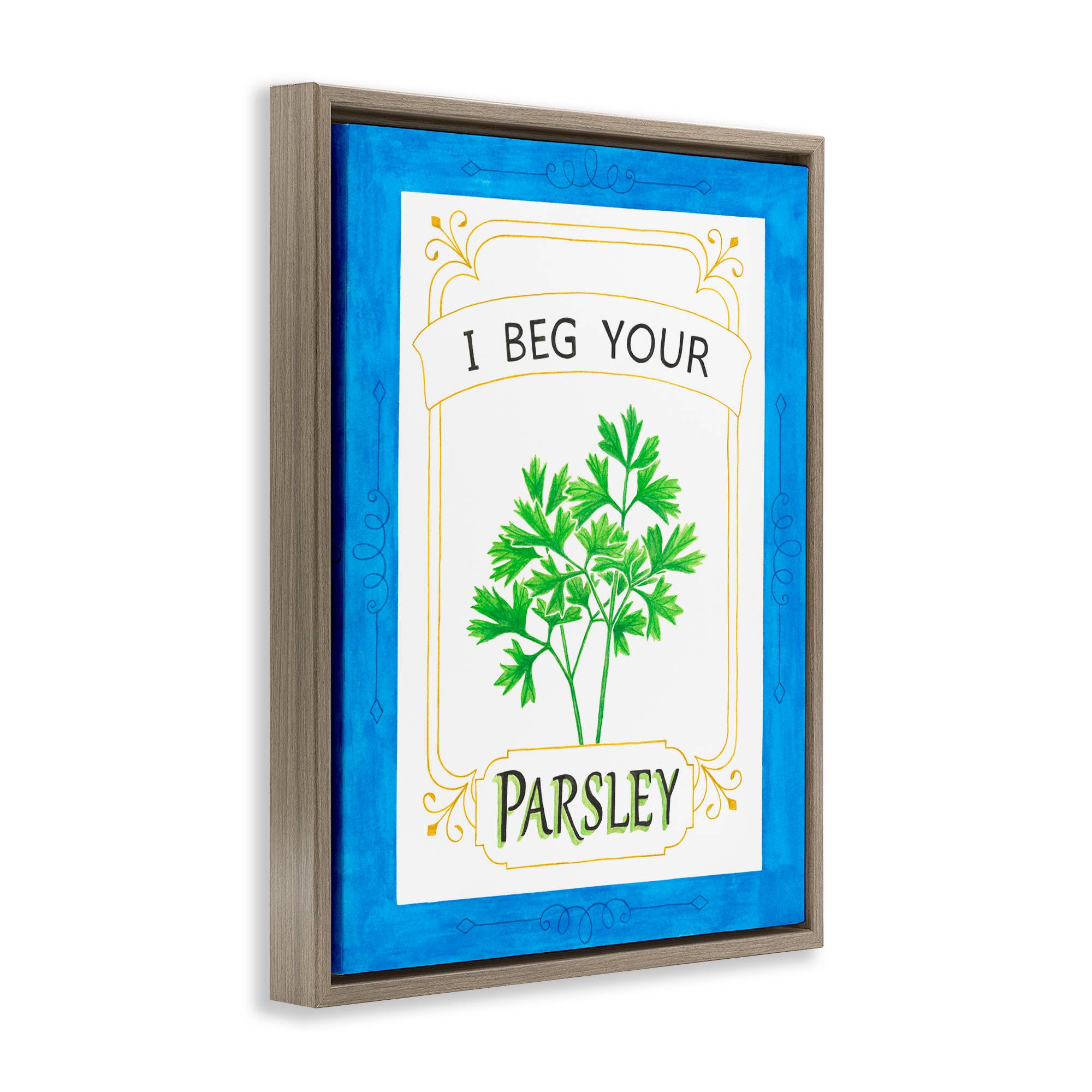 Stupell Industries - Wholesale Wall Sign - I Beg Your Parsley - Framed Wall Art18