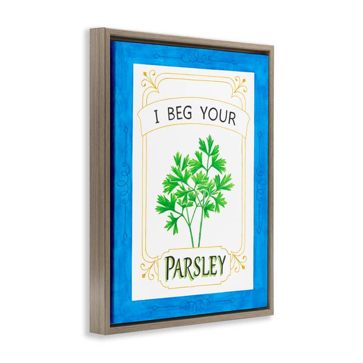 Stupell Industries - Wholesale Wall Sign - I Beg Your Parsley - Framed Wall Art18