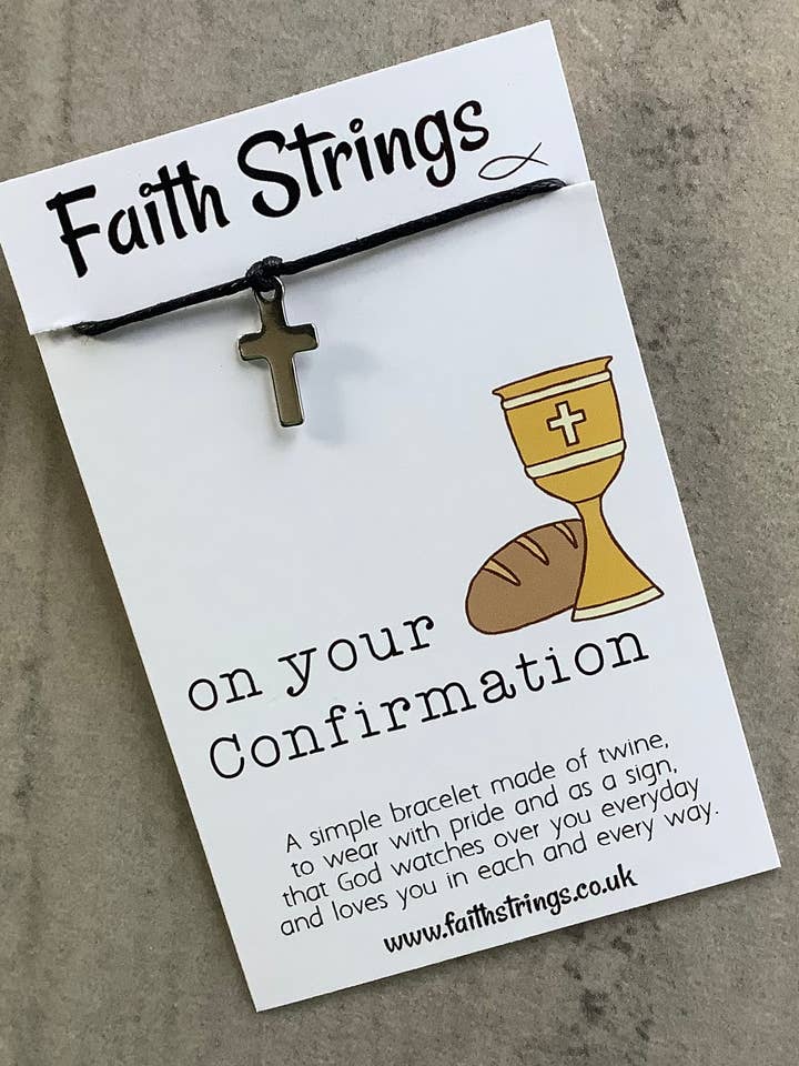 Em sua confirmação Christian Faith String Wish Bracelet por atacado de Faithstrings