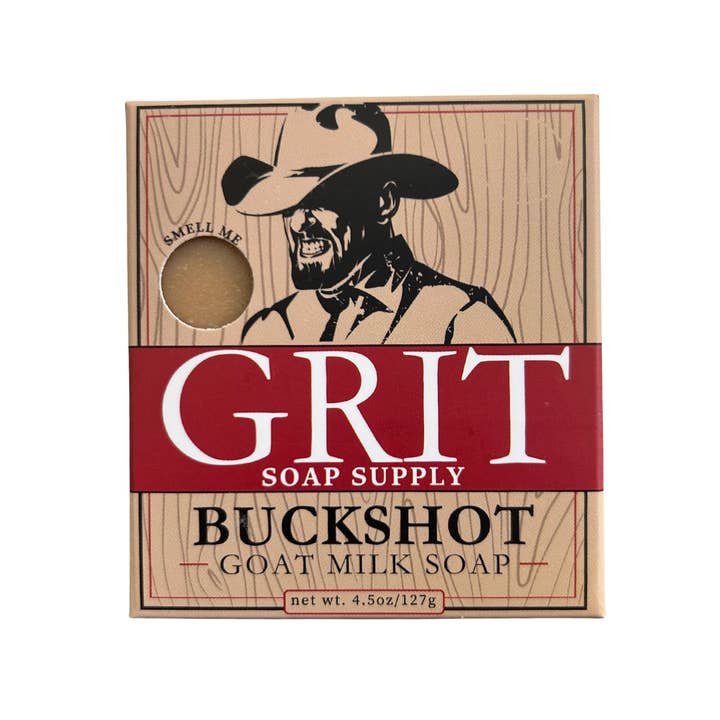 GRIT Soap Supply - Wholesale Bar Soap - Men's - Buckshot Goat Milk Bar Soap5