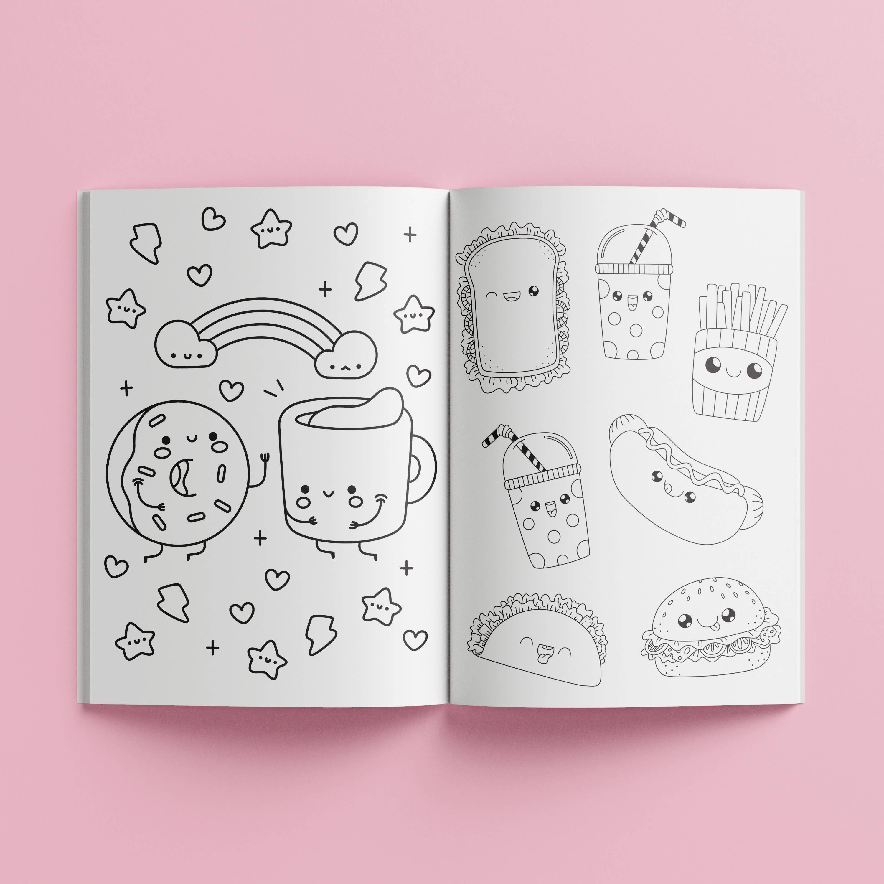 Hinkler Australia - Wholesale Colouring and activity book – kids and baby - Jr Kaleidoscope Sweet Kawaii Silicone Games Mat3