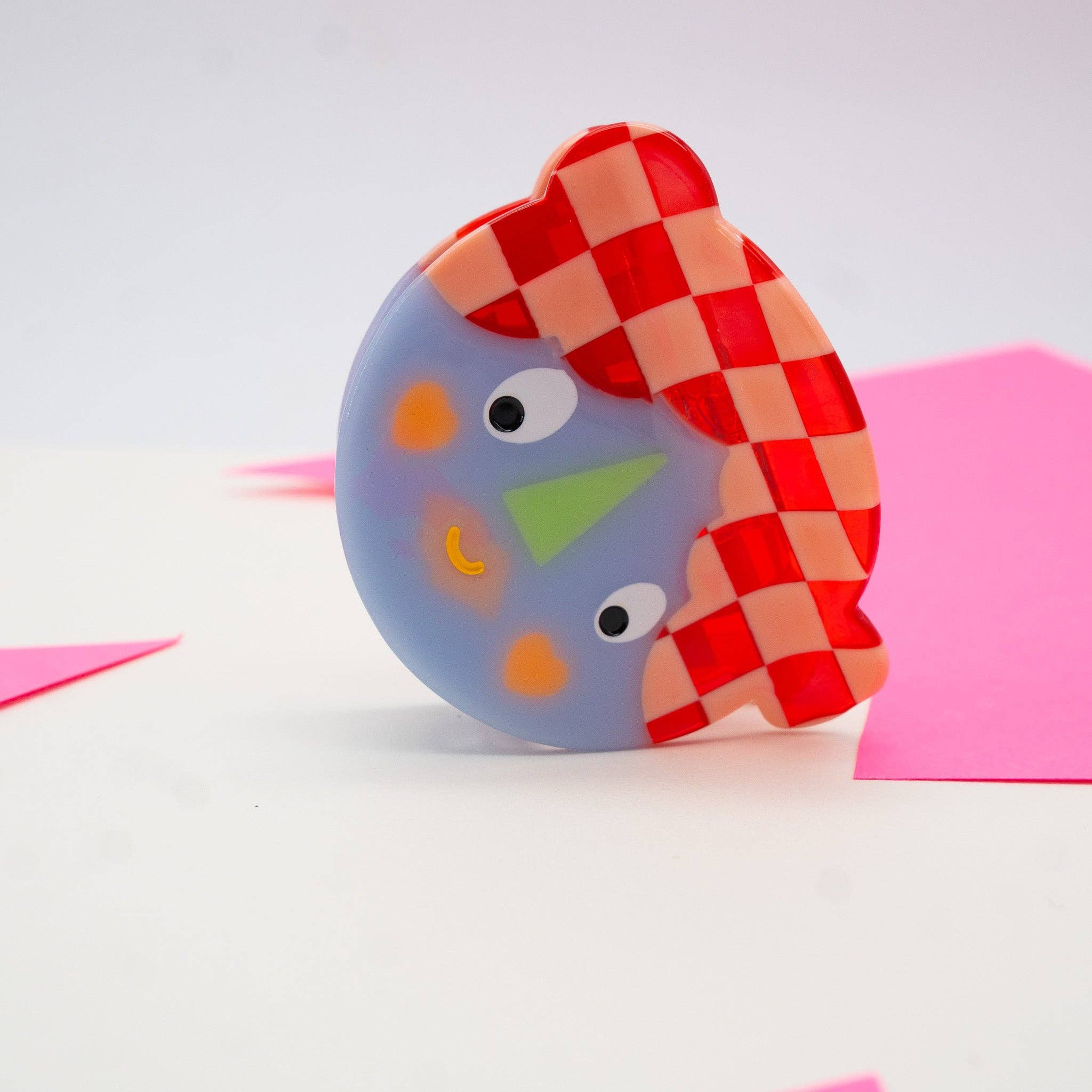 Khromophilia - Wholesale Hair Clip - Women's - Naughty Girl In Blue Bun Holder1