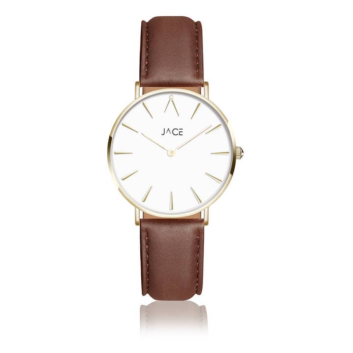 Lurella Cosmetics - Wholesale Wrist Watch - Women's - "HANOI" WOMEN`S LEATHER BAND WATCH